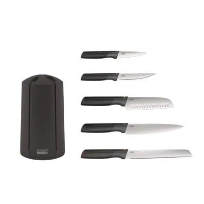 Joseph Joseph Elevate 5-piece Knife Set With Carousel In Multi