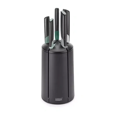 Joseph Joseph Elevate 6-pc. Knife Carousel Set In Green