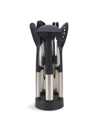 Joseph Joseph Elevate Fusion 5 Piece Silicone Set With Stand In Stainless Steel