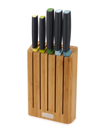 Joseph Joseph Elevate Knives Bamboo 5pc Knife Set In Multi