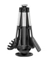 Joseph Joseph Elevate Silicone 5pc Utensil Set With Rotating Storage Stand