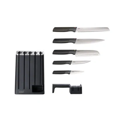Joseph Joseph Elevate Slimblock 5-piece Knife Set And Sharpener In Multi