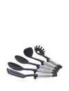 Joseph Joseph Elevate™ Stainless Steel Handle Utensil (set Of Five) In Black