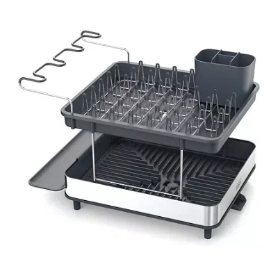 Joseph Joseph Excel Steel 2-tier - Grey Dish Rack In Gray