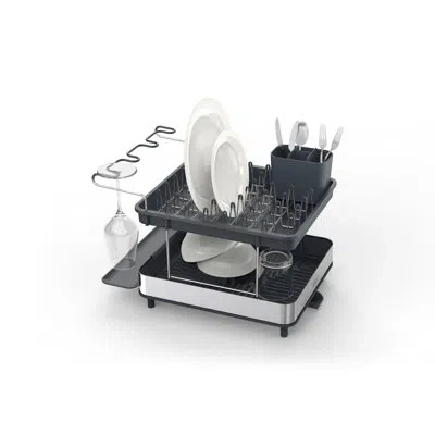 Joseph Joseph Excel™ Steel 2-tier Dish Rack In Stainless Steel