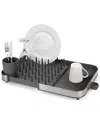 Joseph Joseph Expanding Steel Dish Rack In Gray