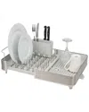Joseph Joseph Extend Steel Expandable Dish Rack In Grey