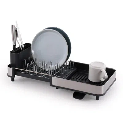 Joseph Joseph Extend Slim Steel Compact Expandable Dish Rack In Stainless Steel