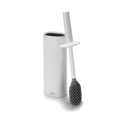 Joseph Joseph Flex Triblade Toilet Brush With Holder In White