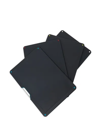 Joseph Joseph Folio™ Chopping-boards (set Of Four) In Black