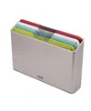 Joseph Joseph Folio Icon Steel 4-piece Chopping Board Set With Stainless-steel Storage Case In Multicolor
