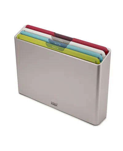 JOSEPH JOSEPH FOLIO ICON 4-PIECE LARGE CHOPPING BOARD SET WITH STORAGE CASE