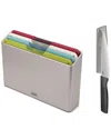 Joseph Joseph Folio Icon 4pc Cutting Board Set With Chef's Knife