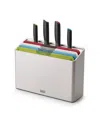 Joseph Joseph Folio Icon Plus 8-piece Cutting Board Knife Set In Gray