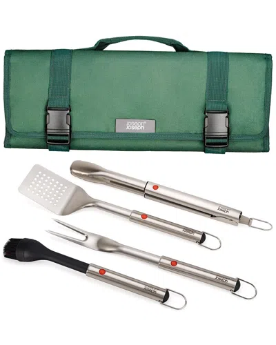 JOSEPH JOSEPH JOSEPH JOSEPH GRILLOUT 4PC BBQ TOOL SET WITH STORAGE CASE