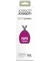Joseph Joseph Iw9 10l Garbage Can Liners ,20 Pack In Grey