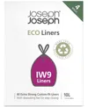 Joseph Joseph Iw9 10l Garbage Can Liners, 80 Pack In Grey