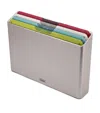 Joseph Joseph Folio Icon Steel 4-piece Chopping Board Set With Stainless-steel Storage Case
