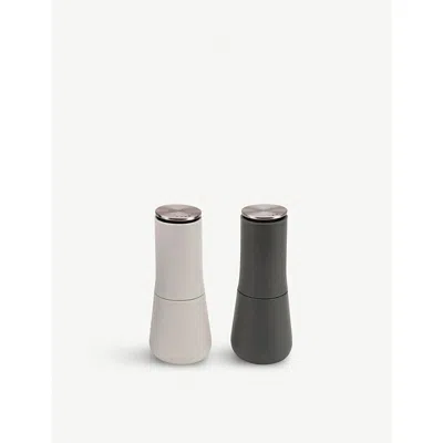 Joseph Joseph Milltop™ Ceramic And Stainless-steel Salt And Pepper Mill Set