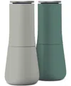 JOSEPH JOSEPH MILLTOP NON-SPILL SALT & PEPPER MILL SET