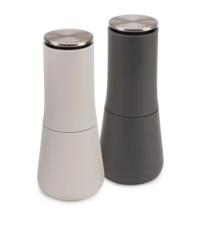Joseph Joseph Milltop Salt And Pepper Mills In Gray