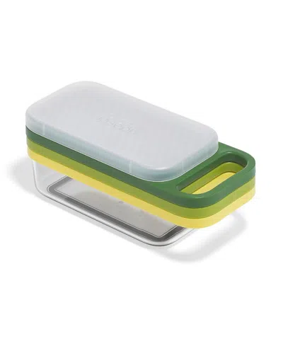 Joseph Joseph Multi-grate Store 3-in-1 Grater Set With Storage Container In Green