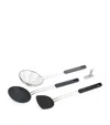 Joseph Joseph Nest Fusion 3-piece Utensil Set In Black