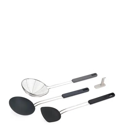 Joseph Joseph Nest Fusion 3-piece Utensil Set In Black