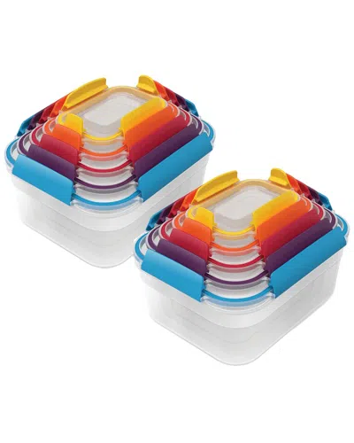 JOSEPH JOSEPH JOSEPH JOSEPH NEST LOCK 20PC FOOD STORAGE CONTAINER SET