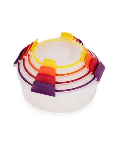 Joseph Joseph Nest Lock 8-piece Round Food Storage Container Set