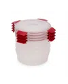 Joseph Joseph Nest Lock 8-piece Round Food Storage Container Set