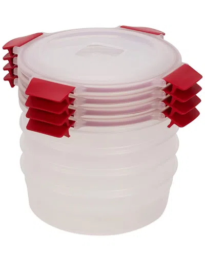 JOSEPH JOSEPH JOSEPH JOSEPH NEST LOCK 8PC ROUND FOOD STORAGE CONTAINER SET