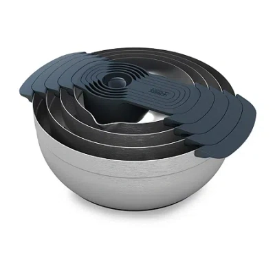 Joseph Joseph Nest Steel - Stainless Steel 9-pc. Prep Bowl In Silver