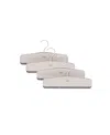 Joseph Joseph Orderly Trouser Skirt Hangers, 4 Pack In Neutral