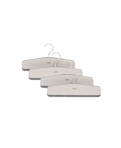 Joseph Joseph Orderly Trouser Skirt Hangers, 4 Pack In Sand