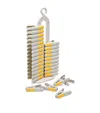 Joseph Joseph Pegstore Clothes Pegs With Storage Stand In Neutral