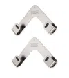 Joseph Joseph Set Of 2 Space Pan Lid Holders In Silver