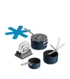 Joseph Joseph Set Of 3 Space Non-stick Saucepans In Blue