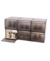 Joseph Joseph Set Of 6 Shoecase Premium Shoe Storage Boxes In Grey