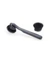 Joseph Joseph Sinktech 2-piece Dish Brush With Replacement Head In Black