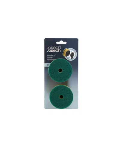 Joseph Joseph Sinktech Sponge Replacement Heads, Set Of 2 In Yellow