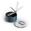 Joseph Joseph Space 2.9 Quart Saucepan And Lid In Dark Blue