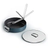 Joseph Joseph Space 3.8 Quart Saute Pan And Lid In Dark Blue