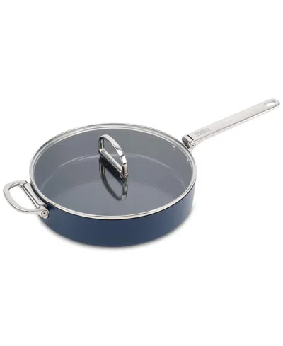 Joseph Joseph Space Ceramic Nonstick 3.8-qt. Saute Pan In Dark Blue