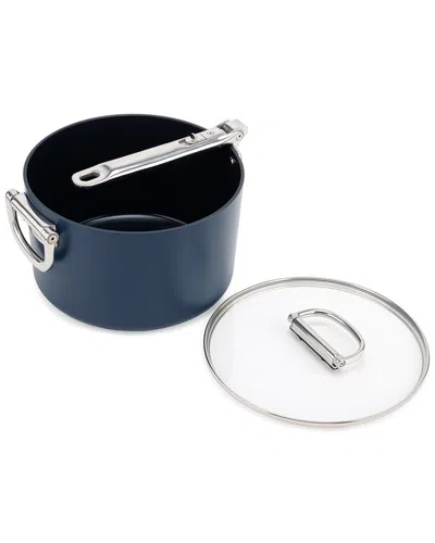 Joseph Joseph Space Ceramic Non-stick 5.4qt Saucepan With Folding Handle & Lid