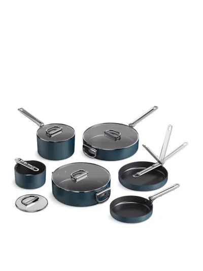 Joseph Joseph Space Non Stick 6 Piece Cookware Set In Midnight Blue