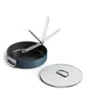 Joseph Joseph Space 3.8 Quart Saute Pan And Lid In Blue