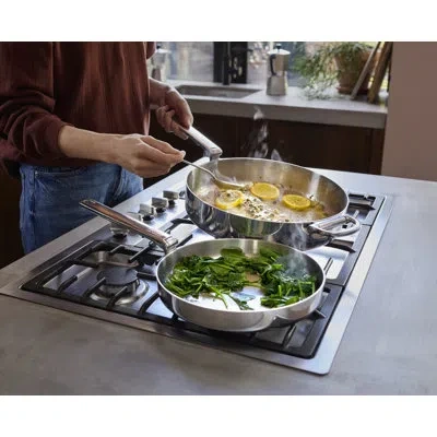 Joseph Joseph Space Steel 8-piece Stainless Steel Cookware Set With Folding Handles