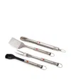 Joseph Joseph Stainless Steel 4-piece Grillout Bbq Utensils Set And Case In Metallic