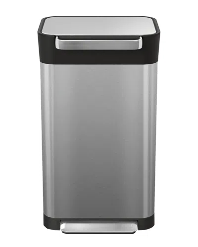 Joseph Joseph Titan 30l Stainless Steel Trash Compactor In Silver